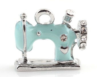 Gorgeous sterling silver sewing charms Tibetan silver Singer sewing machine duck scissors geese amazing awesome fabulous art deco retro gift