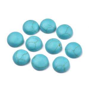 Natural Turquoise Cabochon 12mm Round