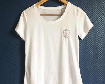 【MUSED】MUSED SEASHELL EMB T-SHIRT 뮤제드