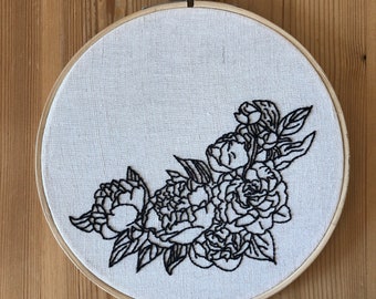 Embroidery "Peonies"