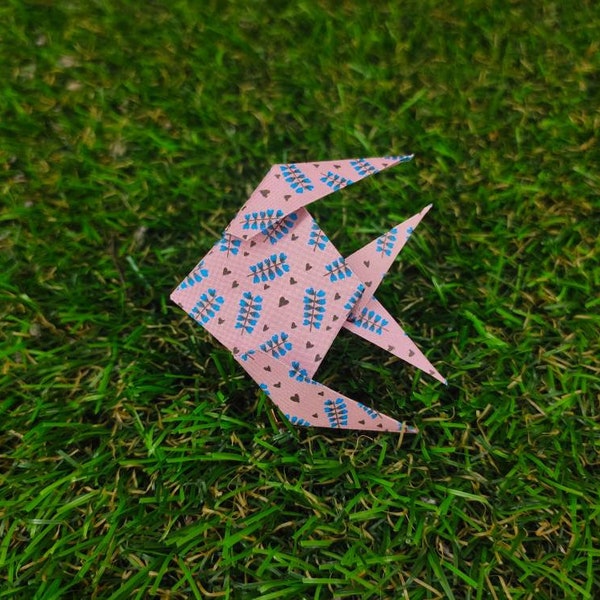 Poisson en origami fait main personnalisable