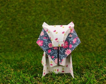 Lion en origami fait main et personnalisable