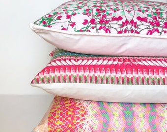 Cojines estampados, almohadas de sofá, cojines de colores