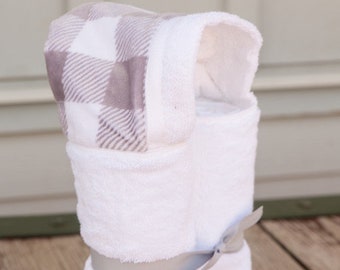 Hooded Towel-Monogram-Personalize-Baby Gift-Rolled Hooded Towel-Toddler Hooded Towel-baby towel-Monogrammed baby gift-Monogram hooded towel