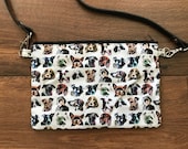 Dog cross body bag