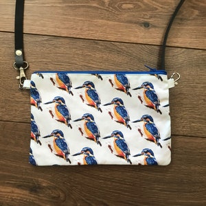Kingfisher cross-body bag