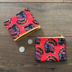 Turkey coin purse