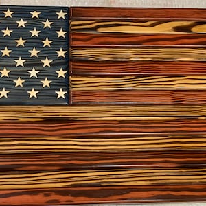 Wooden American Flag 18” Standard (18x9.75x1)