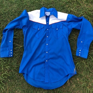 Rockmount Ranch Wear Patriotic Perlendruckknopf
