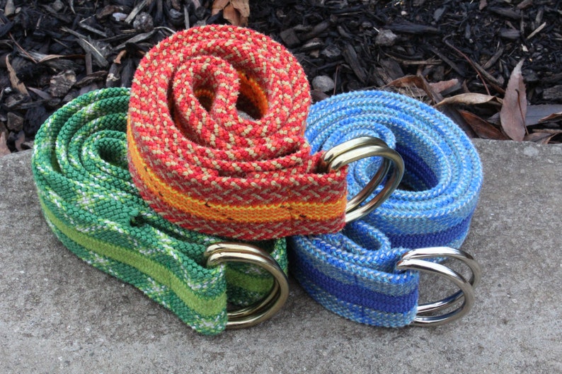 Retired Climbing Rope Belts 1.5 Wide Etsy