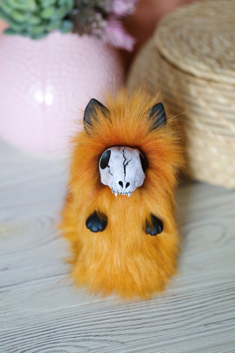 FOR ORDER Red Fox Death toy plush creepy cute plush fantasy | Etsy