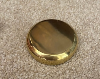 Brass Furniture Coaster Cups – Pack of 4 Gold Floor Protectors for Furniture Legs