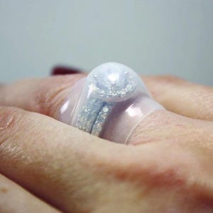 Non-Latex Wedding Ring Guard Safe Ring Cover for Sports & DIY carering protectors Clear