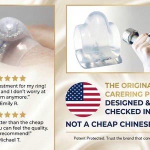 Non-Latex Wedding Ring Guard Safe Ring Cover for Sports & DIY carering protectors image 2