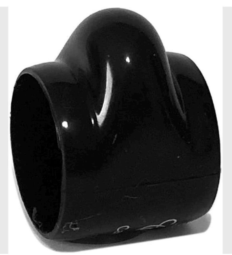 Non-Latex Wedding Ring Guard Safe Ring Cover for Sports & DIY carering protectors Black