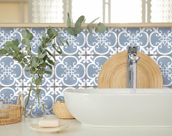 Design 9 Traditional tile transfers stickers wall Vintage Victorian Moroccan retro mosaic