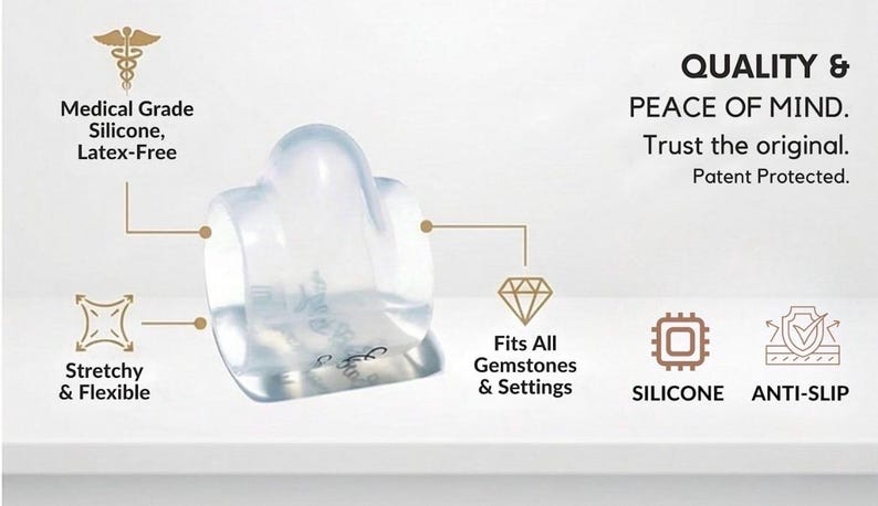 Non-Latex Wedding Ring Guard Safe Ring Cover for Sports & DIY carering protectors image 5