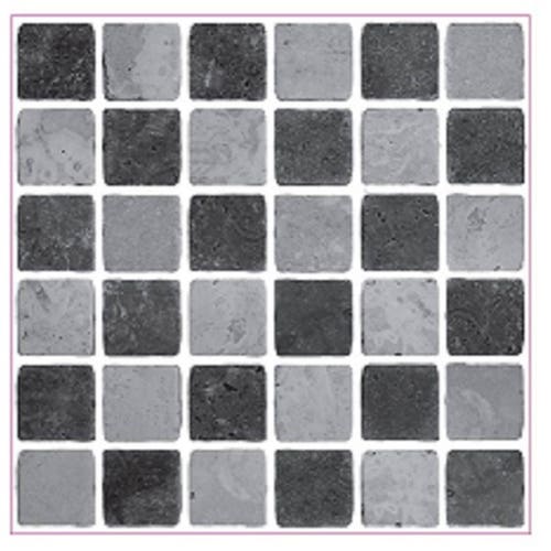 Black and Grey Glass Mosaic Tile Stickers Transfers Travertine Etsy UK