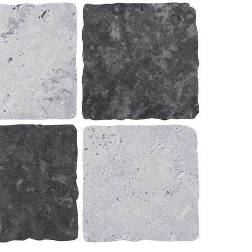 Pack of 10 Black Granite Effect Mosaic Tile Transfers Stickers Etsy UK