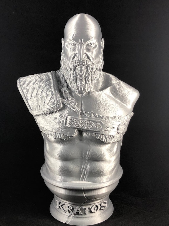 3D Printed Kratos 9” Tall God of War Bust 