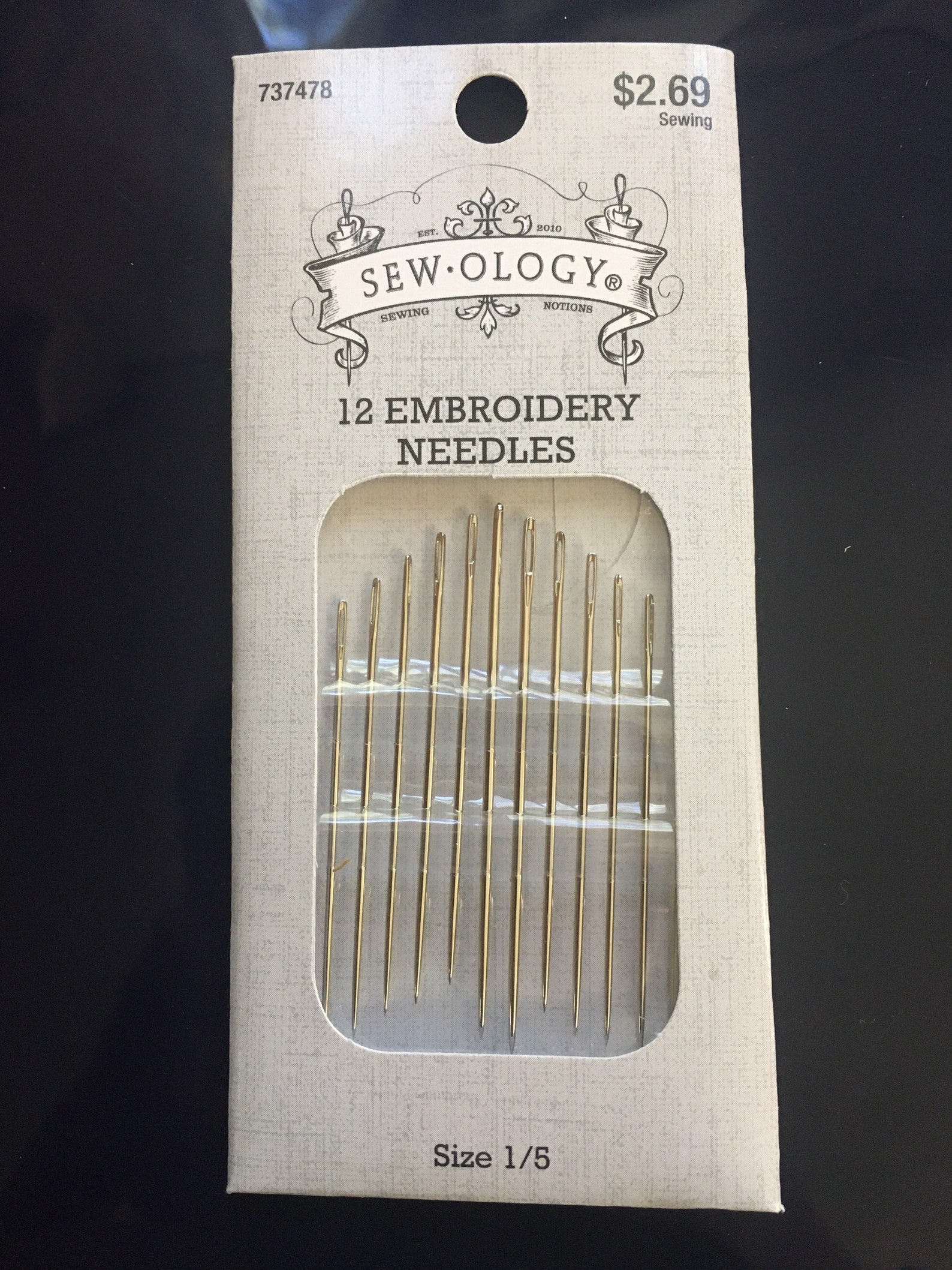 Sewology Needle Set Various Sizes for EPP Embroidery Crewel Etsy