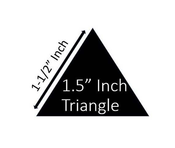 EPP 1-1/2 or 1.5 Inch Triangle for Quilting on the | Etsy