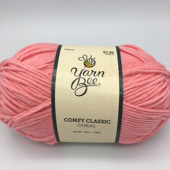 Yarn Bee Comfy Classic Coral Etsy