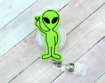 Porta credencial de extraterrestre, porta credencial retráctil, porta credencial de enfermera, porta credencial bonito, cordón para profesor, porta credencial de la paz