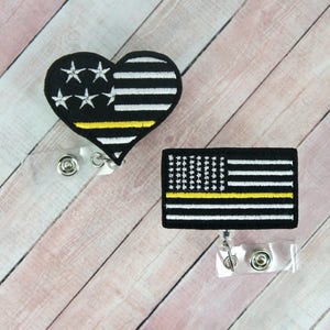 Dunne gele lijn badgehaspel, haspel verzender badge, dunne gouden lijn badge, intrekbare ID-badgehouder, geschenken verzender, ID-badge
