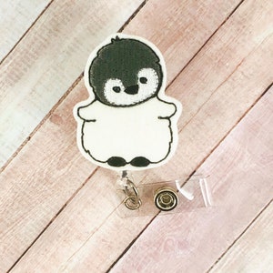 Baby Pinguïn Badge Reel, Verpleegkundige Badge Reel, Intrekbare ID Badge Houder, Pinguïn Geschenken, Leuke Badge Reel, Leraar Lanyard, Verpleegkundige Geschenken
