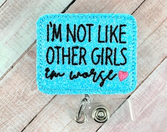 Funny Badge Reel, Interchangeable Badge Holder, Nurse ID Badge, Teacher Lanyard, Retractable Badge Clip, Badge Topper, Coworker Gift