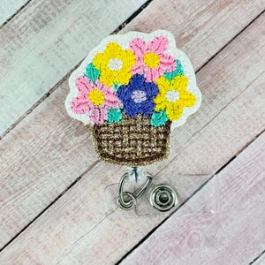 Blumen Ausweisrolle, Frühling Ausweishalter, Sommer Ausweisrolle, Krankenschwester Ausweishalter, austauschbarer Ausweishalter, Ausweisdeckel, Schlüsselband