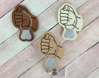 Military Dog Tags Badge Reel, Military Mom Badge Holder, Name Tag Holder, Interchangeable Badge Reel, Memorial Day Badge Clip, Swappable Top