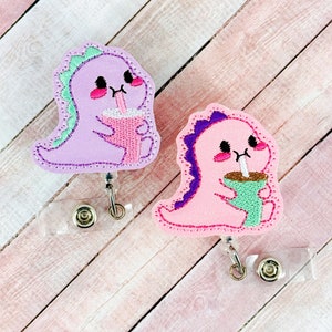 Dinosaur Badge Reel, Peds Nurse Badge Holder, Funny ID Badge Reel, Nurse Badge Reel, Teacher Gift, Lanyard, Dietician Badge Reel, ID Clip