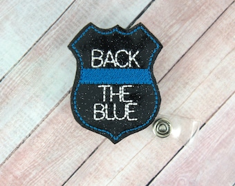 The Blue Ausweisrolle, Krankenschwester Ausweisrolle, Polizei Geschenke, ID Clip, einziehbarer Ausweishalter, Lehrerband, Geschenke für Krankenschwestern