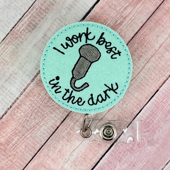 Ultrasound Tech Badge Reel, Glow in the Dark Badge Reel, Sonographer Badge  Reel, OBGYN Badge Holder, Coworker Gifts, Nurse Gift, ID Holder 