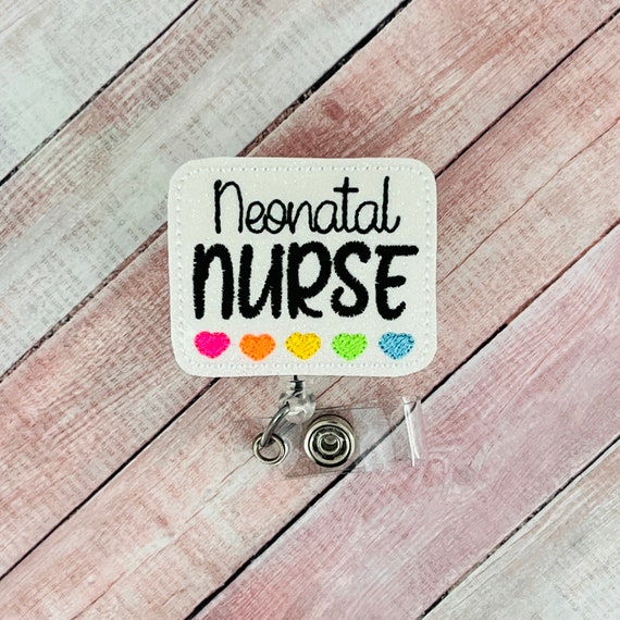Neonatal Nurse Badge Reel, NICU Nurse Badge Reel, Retractable ID Badge  Holder, Gifts for Nurses, Labor and Delivery Badge Reel -  UK