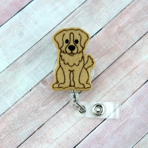 Dog Badge Reel - Labrador Badge Reel - Animal Badge Reel - Vet Badge Reel - Nurse Badge Reel- Retractable ID Badge Holder - Badge Pull