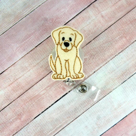Dog Badge Reel Labrador Badge Reel Animal Badge Reel Vet Badge