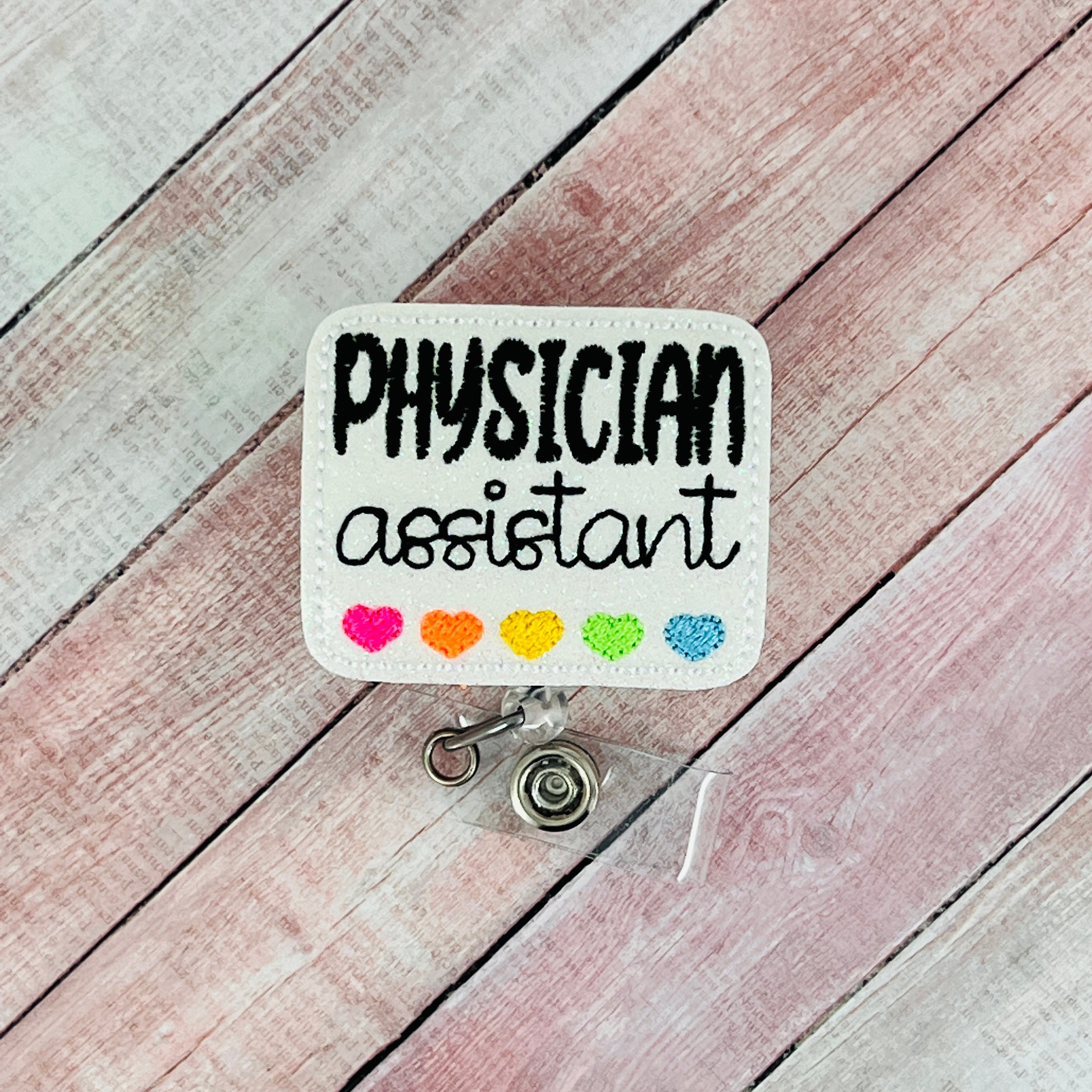 PA Badge Reel, Physician Assistant Badge Holder, Retractable ID Badge Holder,  Nurse Badge Reel, Medical Badge Reel, Gifts for PA, Name Tag -  Canada