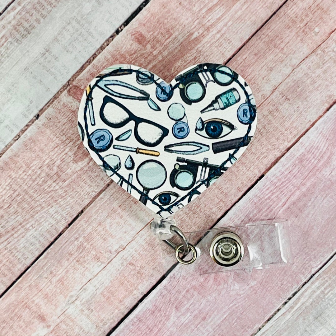 Ophthalmology Badge Reel, Optometry Badge, Eye Badge Reel, Eye Doctor