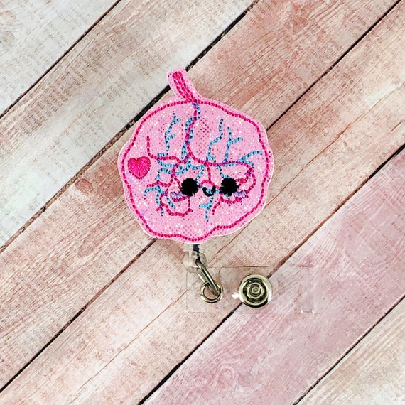 Placenta Badge Reel, OBGYN, Labor and Delivery, Retractable ID