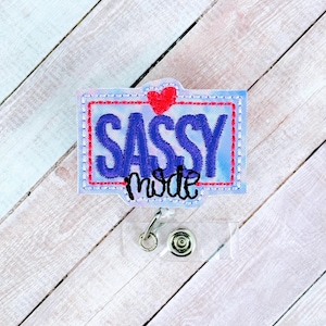 Sassy Mode Ausweisrolle, Krankenschwester Ausweishalter, hübsche Ausweisrolle, einziehbare ID Ausweisrolle, Ausweisrolle Topper