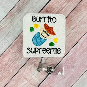 Burrito Supreemie-badgehaspel, NICU-badgehouder, neonatale ID-badgeclip, badge verpleegkundige arbeid, cadeau voor verpleegkundigen, cadeaus voor artsen, badge buddy