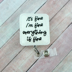 Funny Badge Reel - Nurse Badge - Nurse Badge Reel - Badge Reel - Retractable Badge Holder - Badge Pull