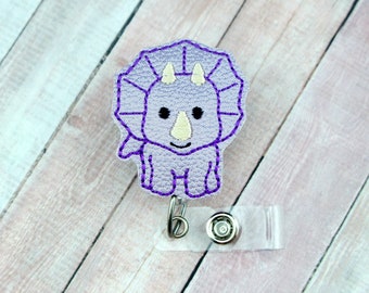 Dinosaur Badge Reel -  Badge Reel - Badge Holder - Retractable Badge - Badge Pull - Lanyard - Badge Holder - Valentine's  Day   Badge Reel