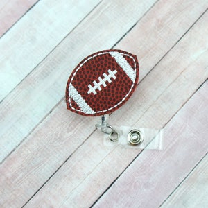 Football Badge Reel, Retractable ID Badge Holder, Doctor Gifts, Nurse Badge Reel, Badge Buddy, Medical Badge Reel, Coach Lanyard