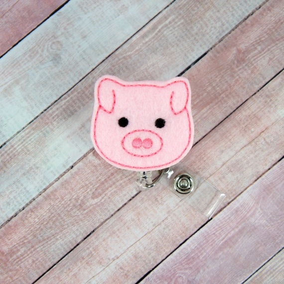 Whaline 8Pcs Valentine's Day Felt Badge Reels - Gnome Animal Heart Design Retractable ID Badge Holders - View #8