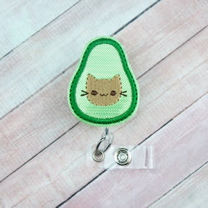 Avogato Badge Reel, Avocado Badge Reel, Nurse Badge Reel, Teacher Lanyard, Retractable ID Badge Holder, ID Holder for Nurses, Badge Buddy
