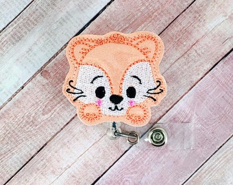 Fox Badge Reel, Badge Holder, Cute Badge Reel, ID Card Holder, Retractable Badge, Lanyard, Nurse Badge Reel, Regalo del maestro, Regalo de la enfermera